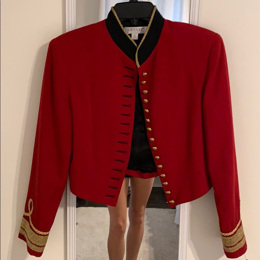 Vintage Karen Kane military/ circus jacket